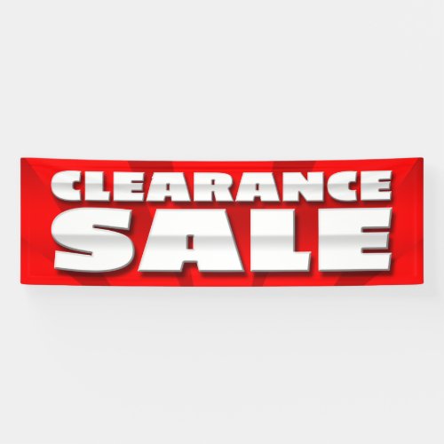 BANNER CLEARANCE SALE  _ 25x8