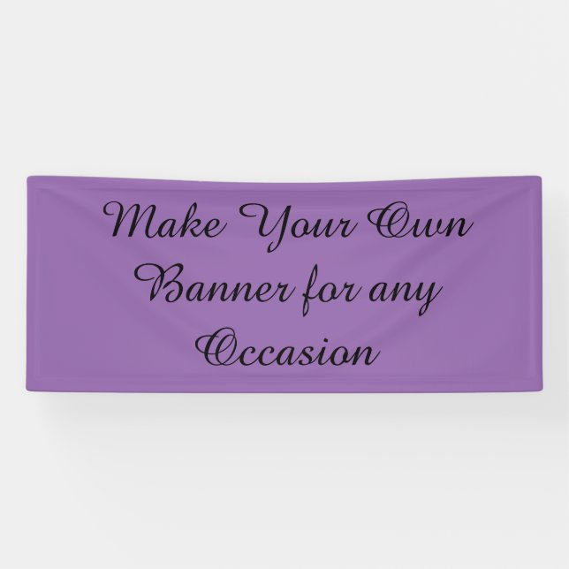 Banner-Customize for any occasion Banner (Horizontal)