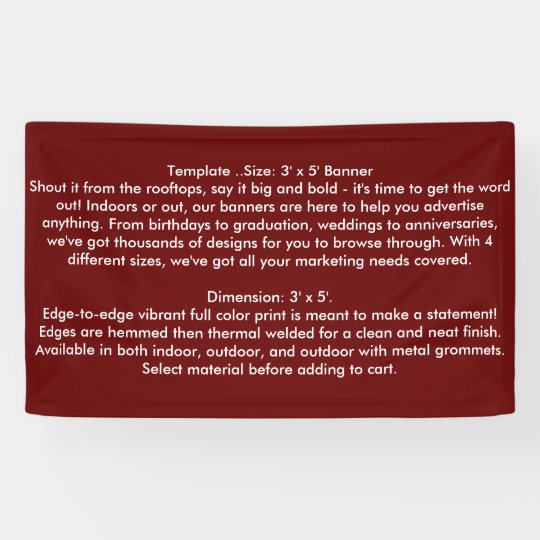 Banner Diy Template Clubs Event Business Seminar Zazzle Com