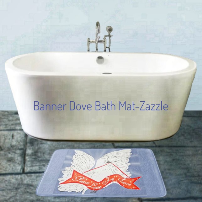 Banner Dove Bath Mat (Creator Uploaded)