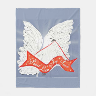 Banner Dove Fleece Blanket