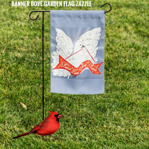 Banner Dove Garden Flag