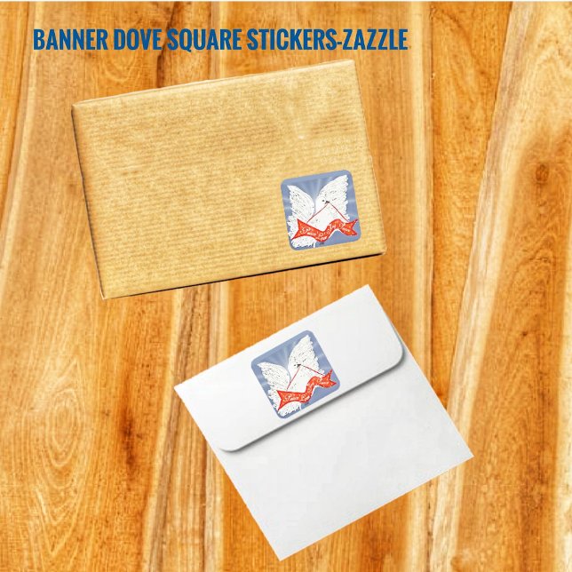 Banner Dove Square Sticker (Creator Uploaded)