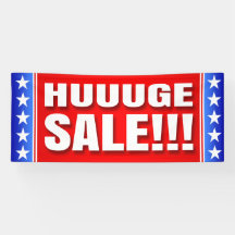 BANNER HUGE SALE - 2.5'x6'