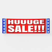 BANNER HUGE SALE - 2.5'x8'