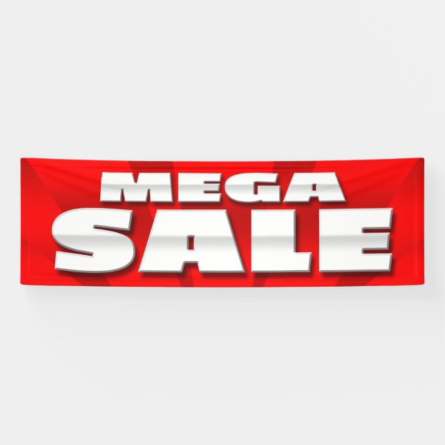 BANNER MEGA SALE  - 2.5'x8' (Horizontal)