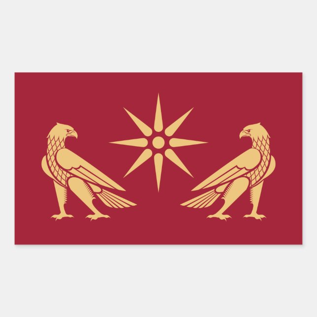 Banner of Artaxiad dynasty (Armenia) Rectangular Sticker (Front)