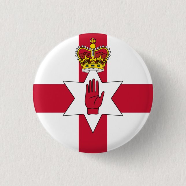 Banner of Northern Ireland Button (Front)