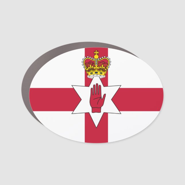 Banner of Northern Ireland Car Magnet (Front)