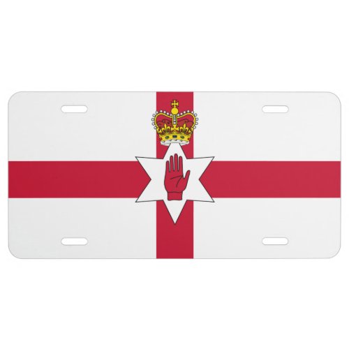 Banner of Northern Ireland License Plate
