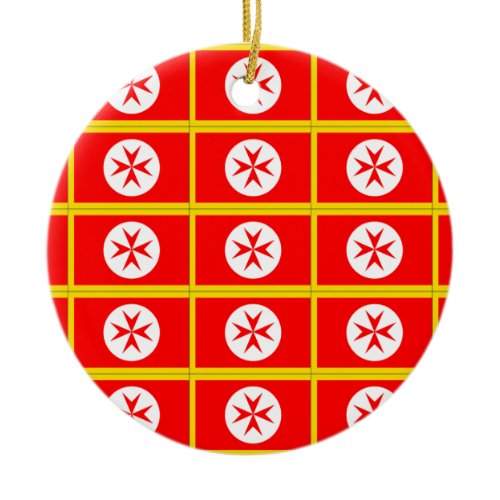 Banner of the Navy Tuscany Medici Ceramic Ornament