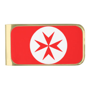 Banner of the Navy Tuscany Medici Gold Finish Money Clip