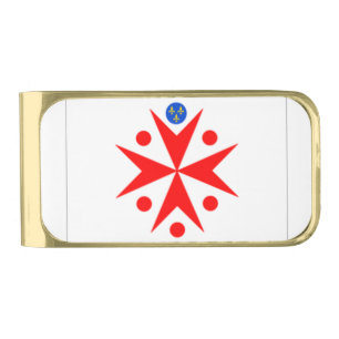 Banner of the Navy Tuscany Medici Gold Finish Money Clip