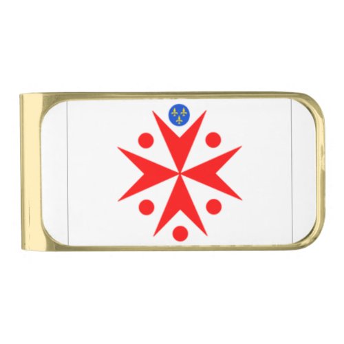 Banner of the Navy Tuscany Medici Gold Finish Money Clip