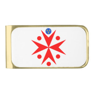 Banner of the Navy Tuscany Medici Gold Finish Money Clip
