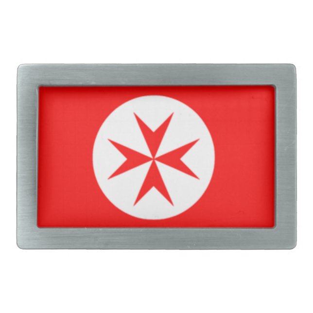 Banner of the Navy Tuscany Medici Rectangular Belt Buckle (Front)