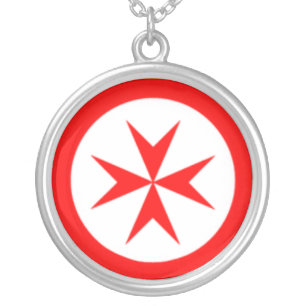 Banner of the Navy Tuscany Medici Silver Plated Necklace