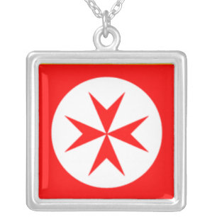 Banner of the Navy Tuscany Medici Silver Plated Necklace