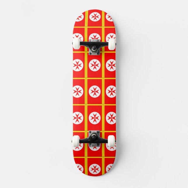 Banner of the Navy Tuscany Medici Skateboard (Front)