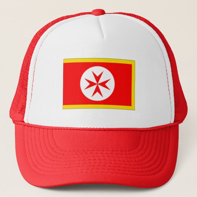 Banner of the Navy Tuscany Medici Trucker Hat (Front)