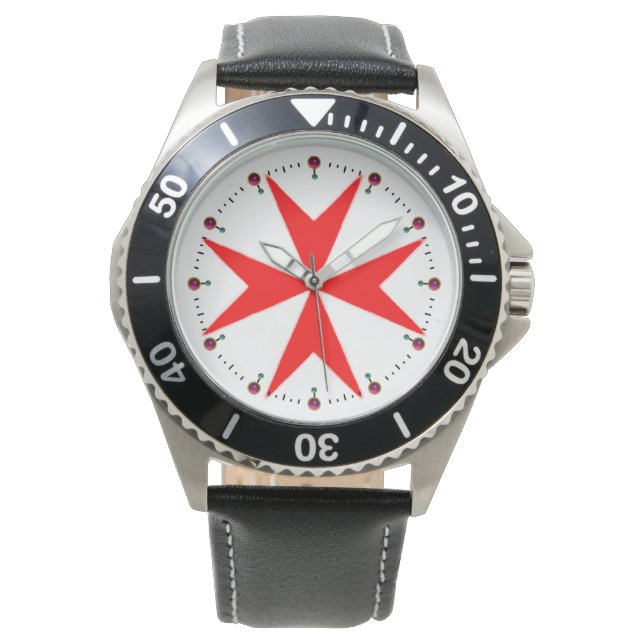 Banner of the Navy Tuscany Medici Wristwatch (Front)
