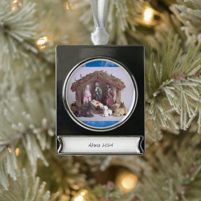 Banner Ornament Jesus  (Tree)