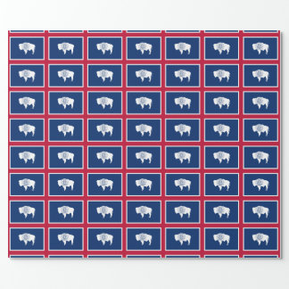 Banner Pattern Of Wyoming Wrapping Paper