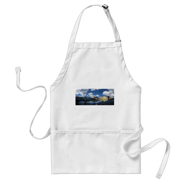 Banner Peak and 1000 Island Lake - John Muir Trail Adult Apron (Front)