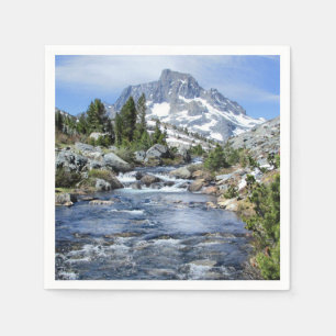 Banner Peak from Thousand Island - Sierra Nevada Napkins