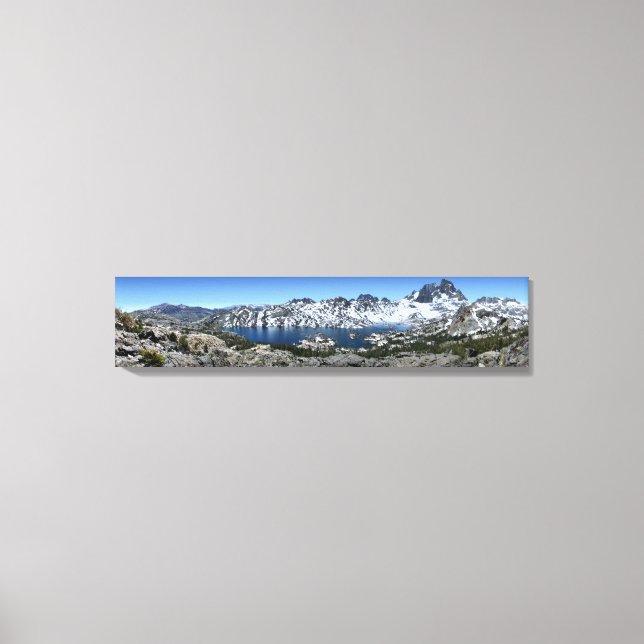 Banner Peak over Garnet Lake - Sierra Nevada Canvas Print (Front)