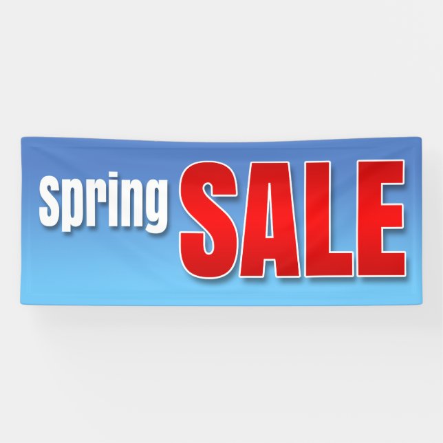 BANNER SPRING SALE  - 2.5'x6' (Horizontal)