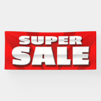 BANNER SUPER SALE - 2.5'x6'