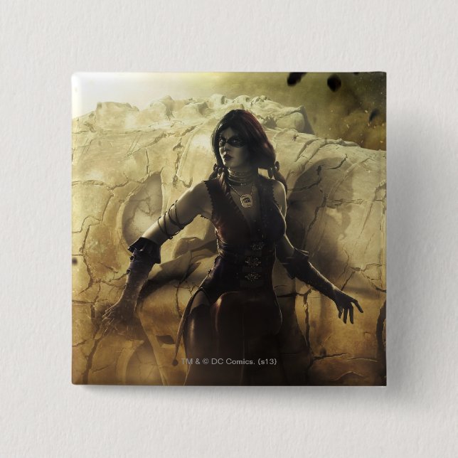 Banner: Superman, Harley Button (Front)
