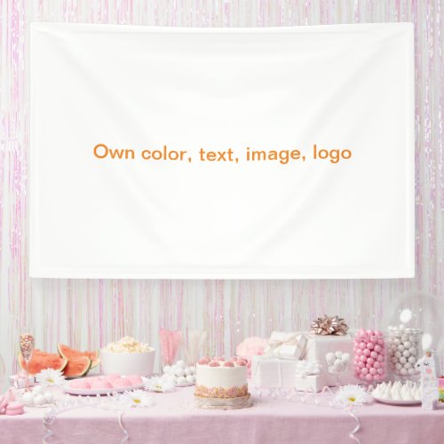 Banner uni White _ own Color