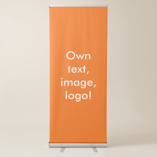 Banner Vertical Retractable uni Orange