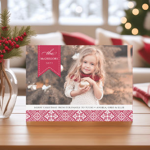 Banner Year   Holiday Photo Card