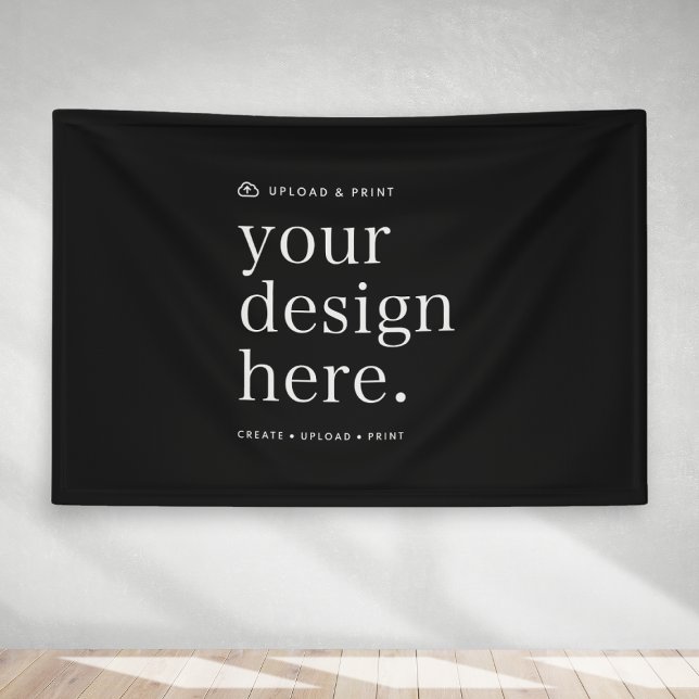 Banner Your Design Upload 4' x 6' (Versatile vinyl banner for business, events, weddings, special occasions & more!)