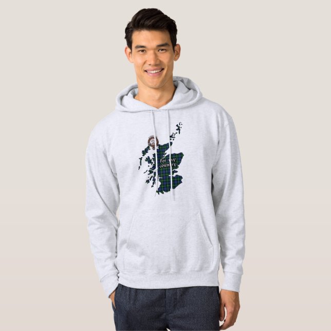 Bannerman Clan Badge Adult Hoodie (Front Full)