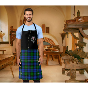 Bannerman Clan Badge & Tartan Kilt Apron