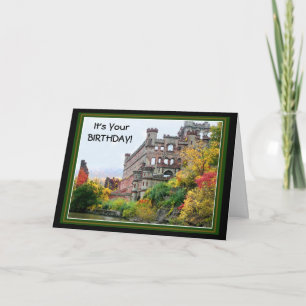 Bannermans Castle/ Fall birthday Card