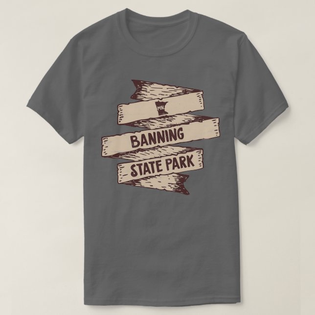 Banning State Park Minnesota MN Forest Deer T-Shirt (Design Front)