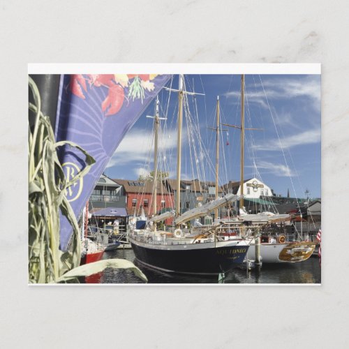 Bannisters wharf postcard