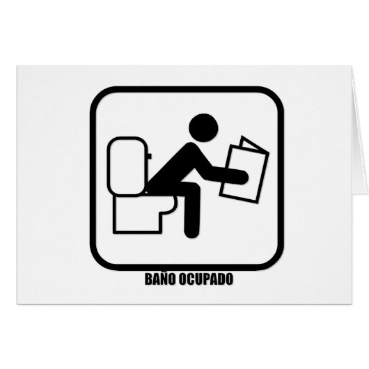 Baño Ocupado Cards (Front Horizontal)