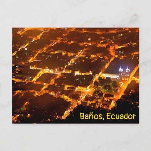 Banos Ecuador Postcard