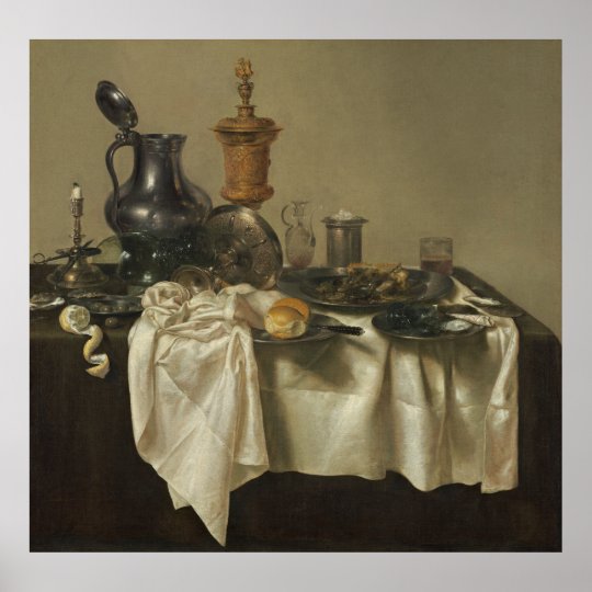 Banquet Piece with Mince Pie by Willem Claesz Heda Poster | Zazzle.com