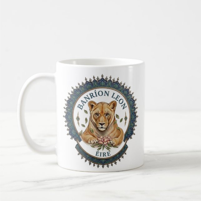 Banríon Leon. Éire Coffee Mug (Left)