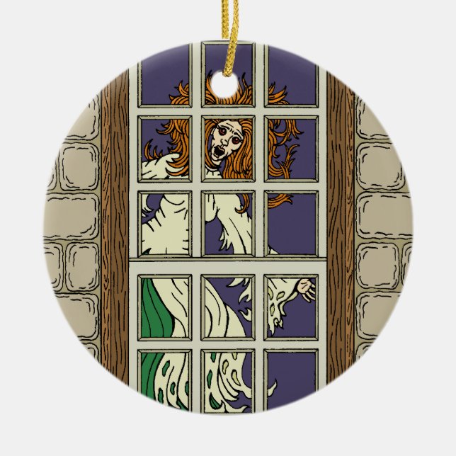 Banshee Ceramic Ornament (Front)