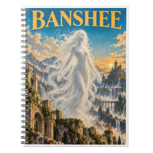 Banshee, Gothic Fantasy Monster Notebook