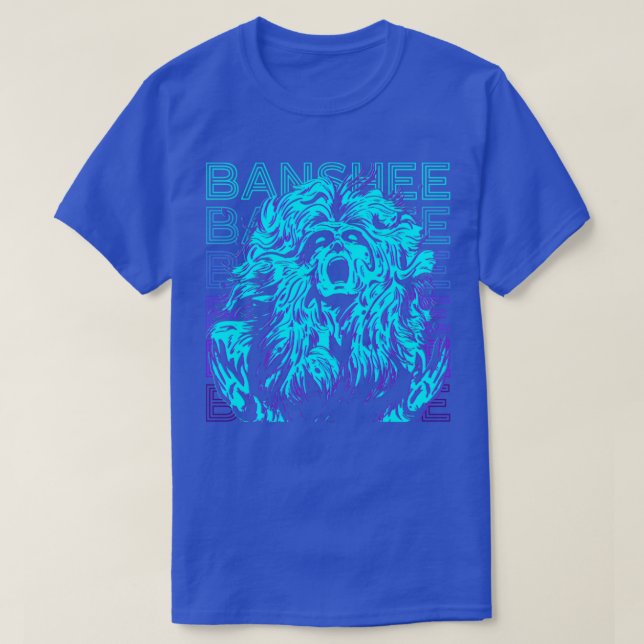 Banshee Irish Legends Folklore Retro Banshee Gift T-Shirt (Design Front)