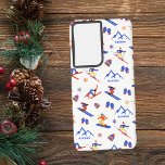 Bansko Bulgaria Balkan Ski Snowboard Pattern Samsung Galaxy S21 Ultra Case<br><div class="desc">A funny winter skiing seamless pattern for the ski resort Bansko in Bulgaria,  Balkan Mountains. Perfect gift idea for winter sports lovers: ski,  snowboard,  freestyle,  ski jump,  cross-country skiing.</div>